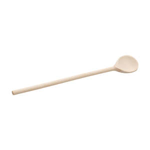 Health food: Round Wooden Spoon - Beech Wood