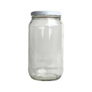 Health food: White Lid Jar - 1L