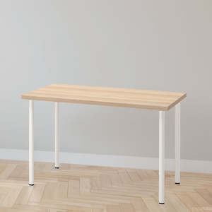 IKEA LAGKAPTEN / ADILS Desk, oak/white, 120x60 cm