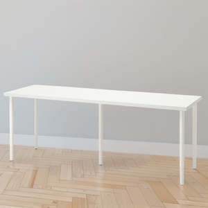 IKEA LAGKAPTEN / OLOV desk, 200x60 cm, white