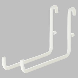 IKEA SKADIS Hook, white, 2 pack