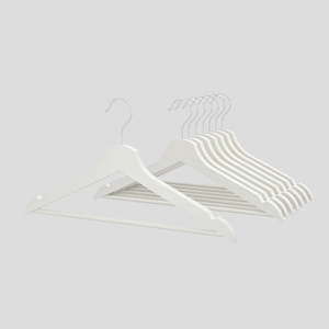 IKEA BUMERANG Hanger, white/ 8 pack