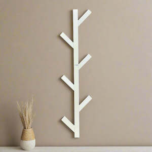 Furniture: IKEA TJUSIG Hanger, white, 78 cm