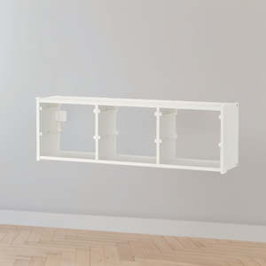 Furniture: IKEA TROFAST Wall storage, white, 99x30 cm