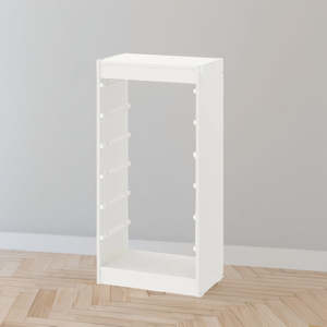 Furniture: IKEA TROFAST Frame, white, 46x30x95 cm