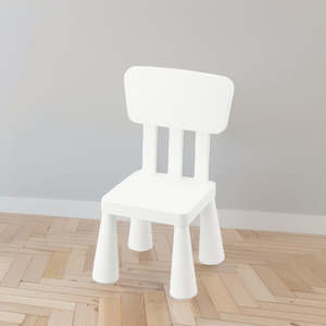 IKEA MAMMUT Children's chair, white