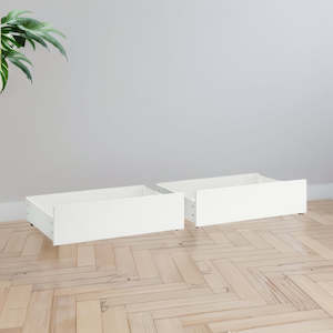 IKEA MALM Bed storage box, white, 2 pack