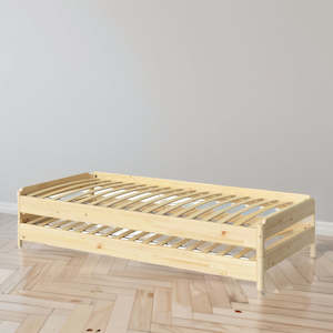 IKEA UTAKER Stackable bed frame, pine, 80x200 cm