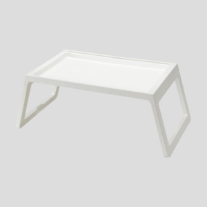 IKEA KLIPSK Bed tray, white