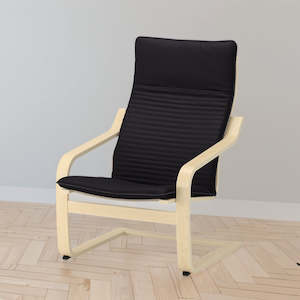 IKEA POANG Armchair, birch veneer/Knisa black