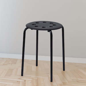 Furniture: IKEA MARIUS Stool, black