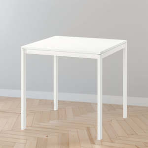 Furniture: IKEA MELLTORP Table, white, 75x75 cm