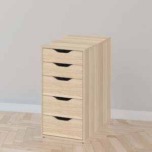 IKEA ALEX Drawer unit, oak effect, 36x70 cm