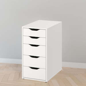 IKEA ALEX Drawer unit, white, 36x70 cm