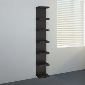 IKEA LACK Wall shelf unit, black-brown, 30x190 cm