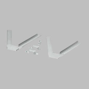 IKEA BILLY Corner fittings, galvanised, 2 pack