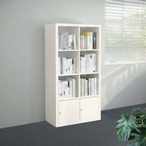 Furniture: IKEA KALLAX Shelving with 2 doors, 4x2, white, 77x147 cm