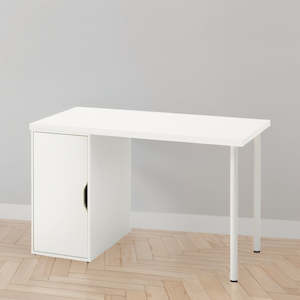 IKEA LAGKAPTEN / ALEX Desk, 120x60 cm, white storage