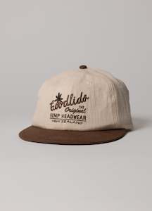 Classic Circle Brim - Cream/Brown