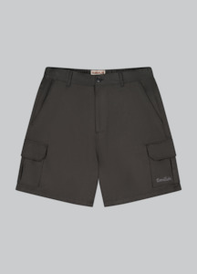 Hemp Shorts: Kepler Cargo Short - Charcoal