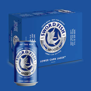 Swordfish Mojo Lower Carb Lager 12 Pack