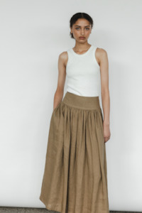 Clothing: I'm Ready Skirt - Hay