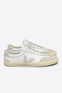 Volley Leather White Natural