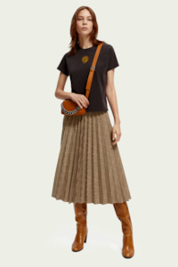 Heritage Checked Pleated Skirt