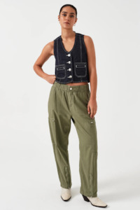 Clothing: Amelia Pant - Khaki