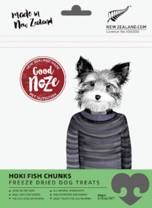 Hoki Fish Chunk Dog Treats 60g