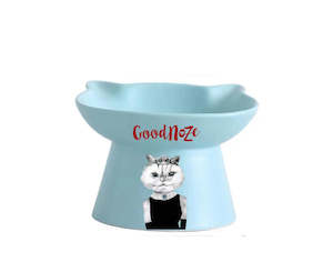 Good Noze Ceramic Cat Bowl