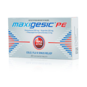 Maxigesic® PE Cold, Flu & Sinus Relief