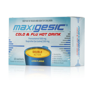 Frontpage: Maxigesic® Cold & Flu Hot Drink