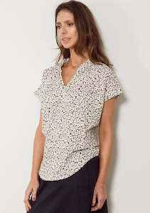 Dalston Esme Top - Chocolate Daisy