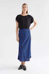 Gift: Elk Iden Skirt - Blue Wave Print