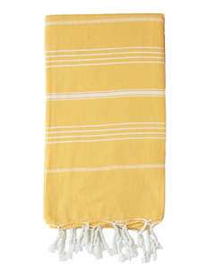 Gift: Izzy and Jean Classic Turkish Towel - Yellow