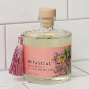 Botanical Bubble Bath 500ml - Rose & Wildflower