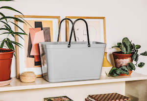 Gift: Hinza Basket Bag Large - Light Grey