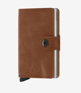 Secrid Miniwallet - Vintage Cognac Silver