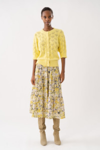 Gift: Lollys Laundry Morning Midi Skirt - Flower Print