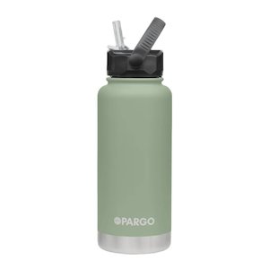 Gift: Pargo 950ml Insulated Sports Bottle with Sipper Lid - Eucalypt