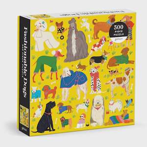 Galison Fashionable Dogs Puzzle - 500 Pieces