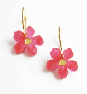 Gift: Hagen & Co Wildflower Earrings - Fuchsia