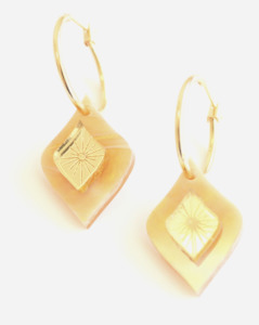 Hagen & Co Morocco Earrings - Peach Swirl