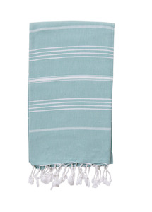 Izzy and Jean Classic Turkish Towel - Mint