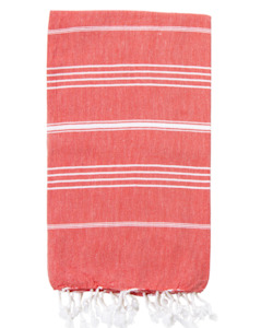 Izzy and Jean Classic Turkish Towel - Watermelon