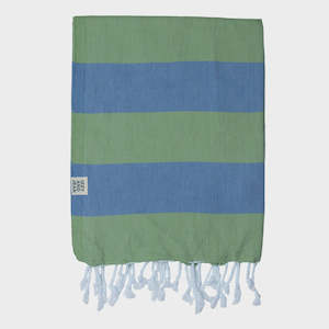 Izzy and Jean Santorini Towel - Denim Olive