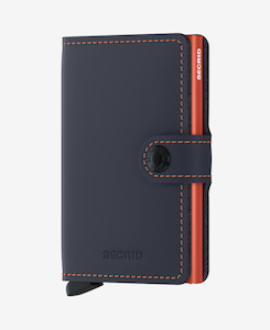 Secrid Miniwallet Matte Nightblue/Orange