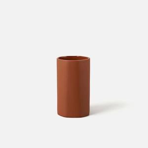 Gift: Citta Fossil Vase Small  - Brick