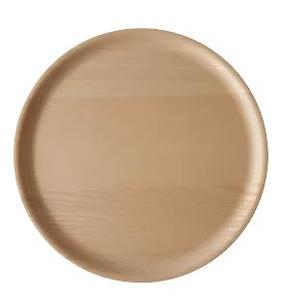 Gift: Atiya Round Wooden Tray - 45cm/Ash